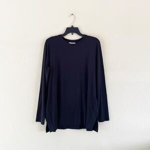 Daily Ritual Black Tunic Knit Top‎